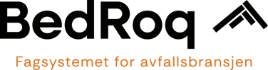 BedRoq - Fagsystemet for avfallsbransjen